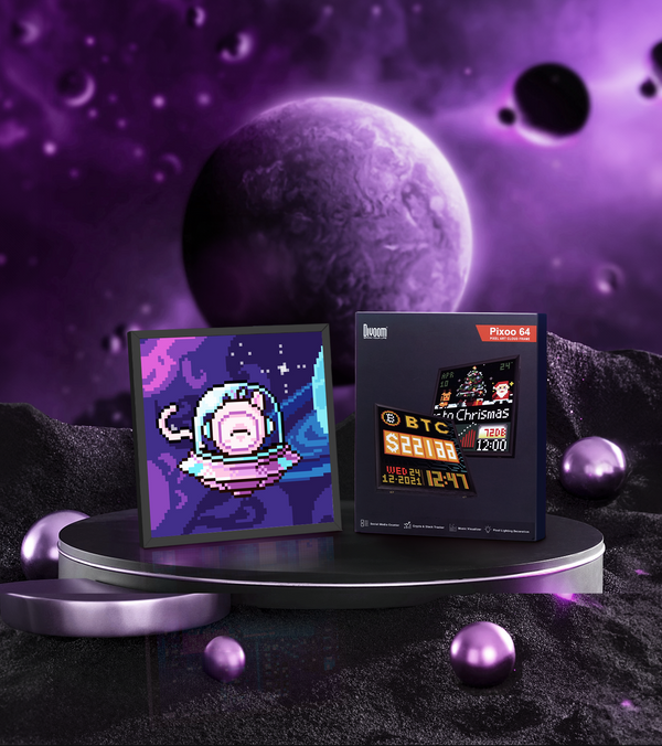 Divoom Pixoo-64Ⅱ WiFi 64x64 Pixel Art LED Display & Social Media