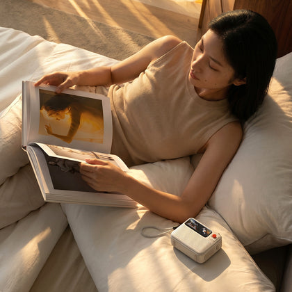 Unwind with cozy audio, soft visuals, and a more comforting nighttime routine