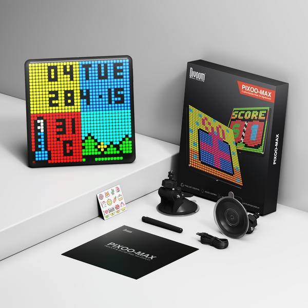 Divoom Pixoo-Max ピクセルディスプレイ アプリ携帯電話コントロール