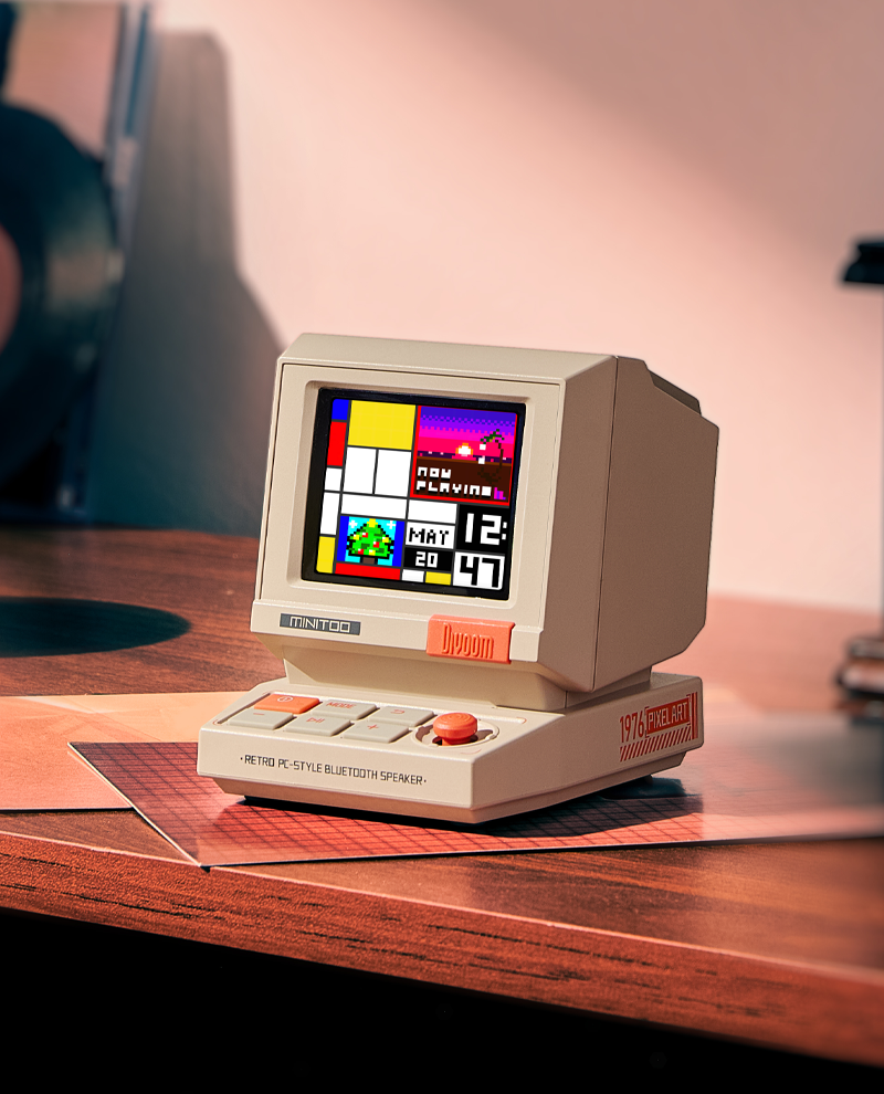 Retro clock faces and widgets