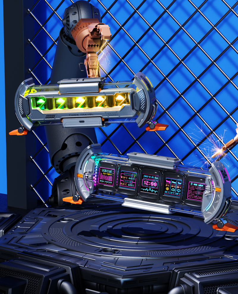 Nixie tube clock