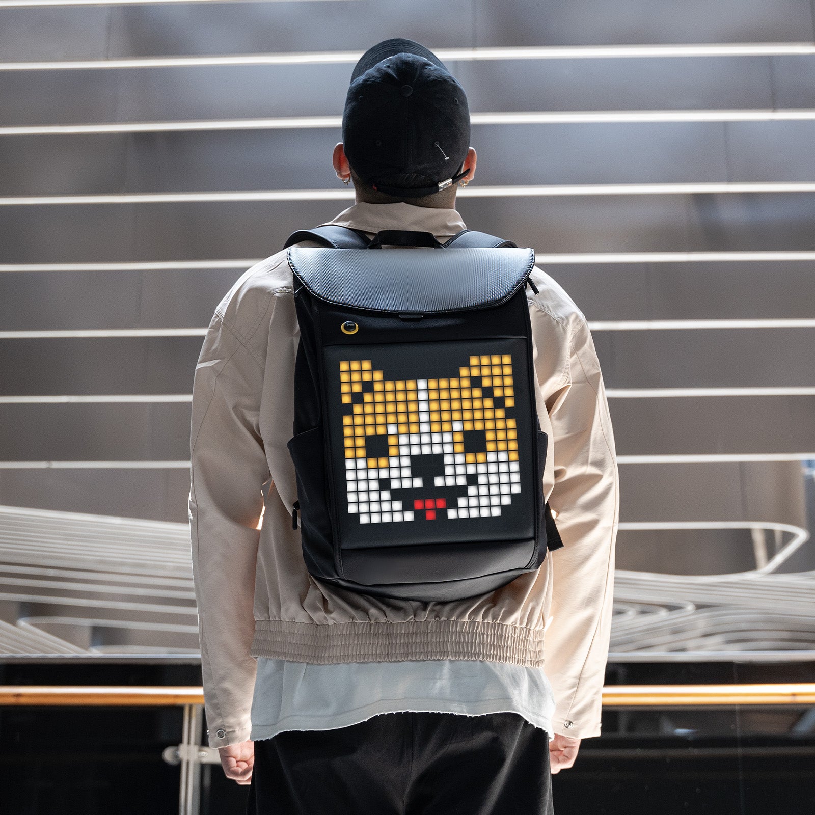 Divoom Pixoo Backpack-M Smart LED Backpack with Pixel Art Display