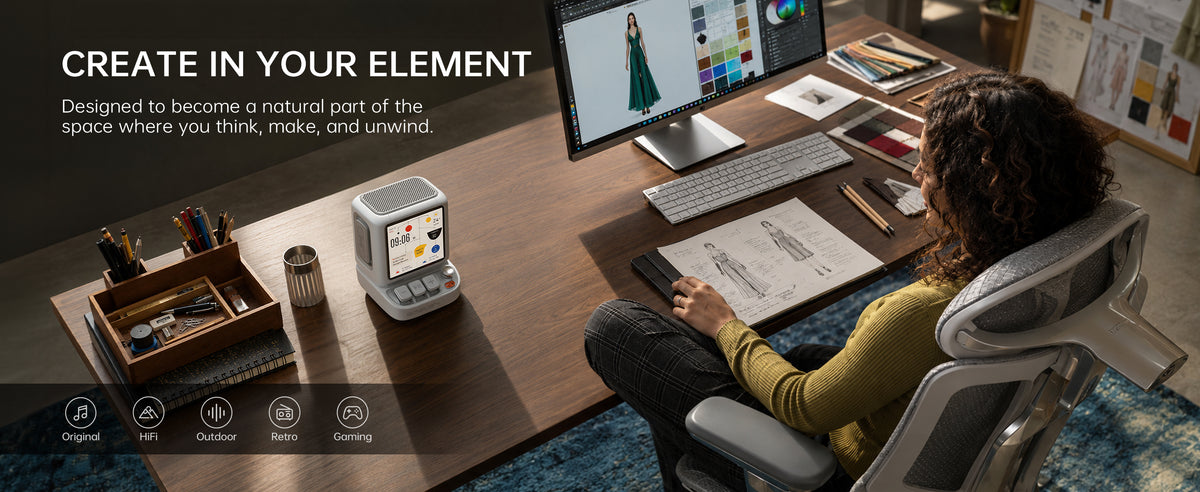 Divoom Astrotoo – 20W Desktop Speaker with a Living Display