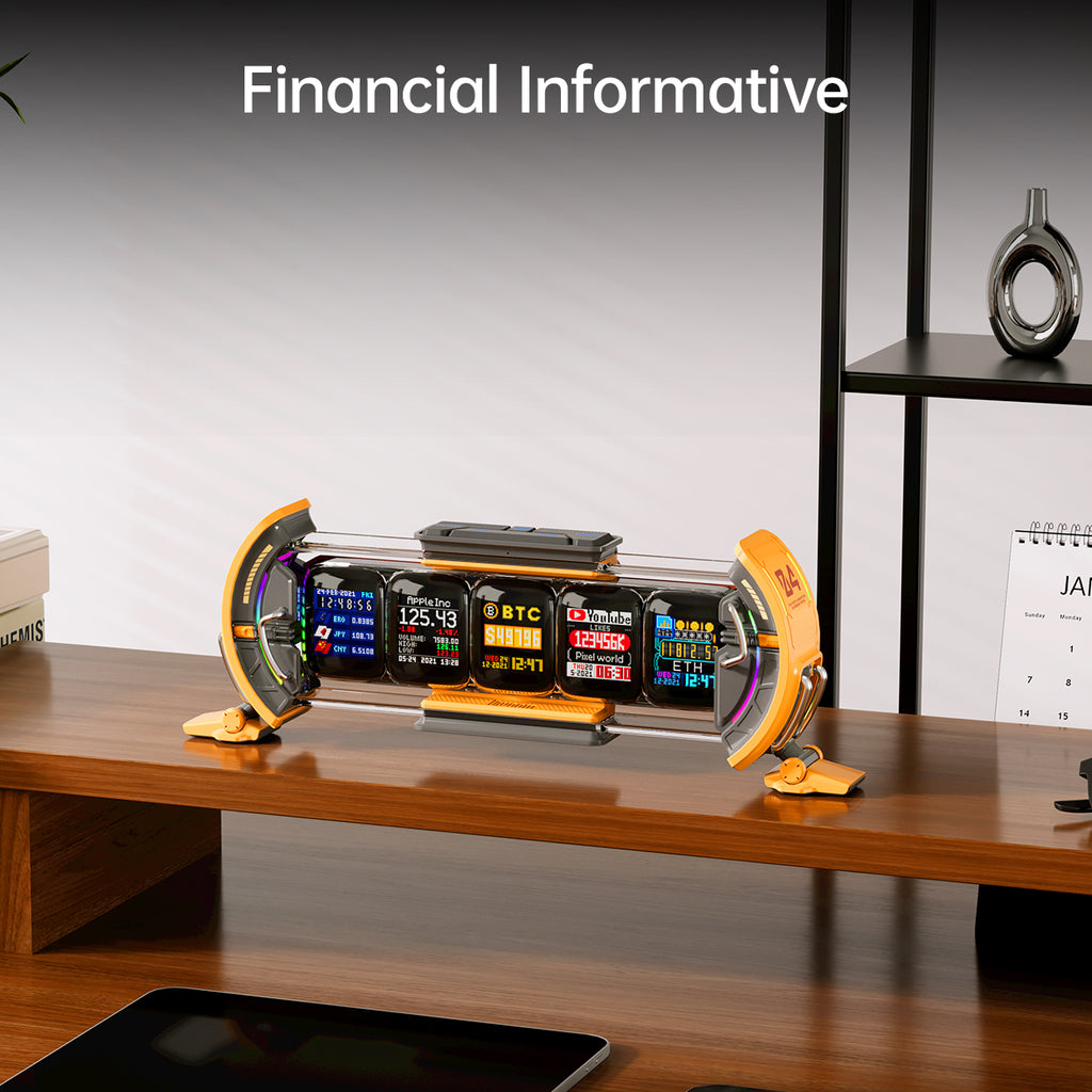 Divoom Times Gate Pixel Art Informative Display Grey Divoom Times Gate Pixel Art Informative Display Grey