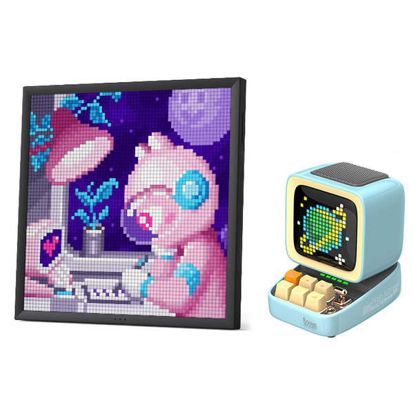 【訳アリ品】Divoom Pixoo 64 多機能ピクセル時計 置き時計 時計 Divoom Pixoo64 & Pixoo – Divoom International