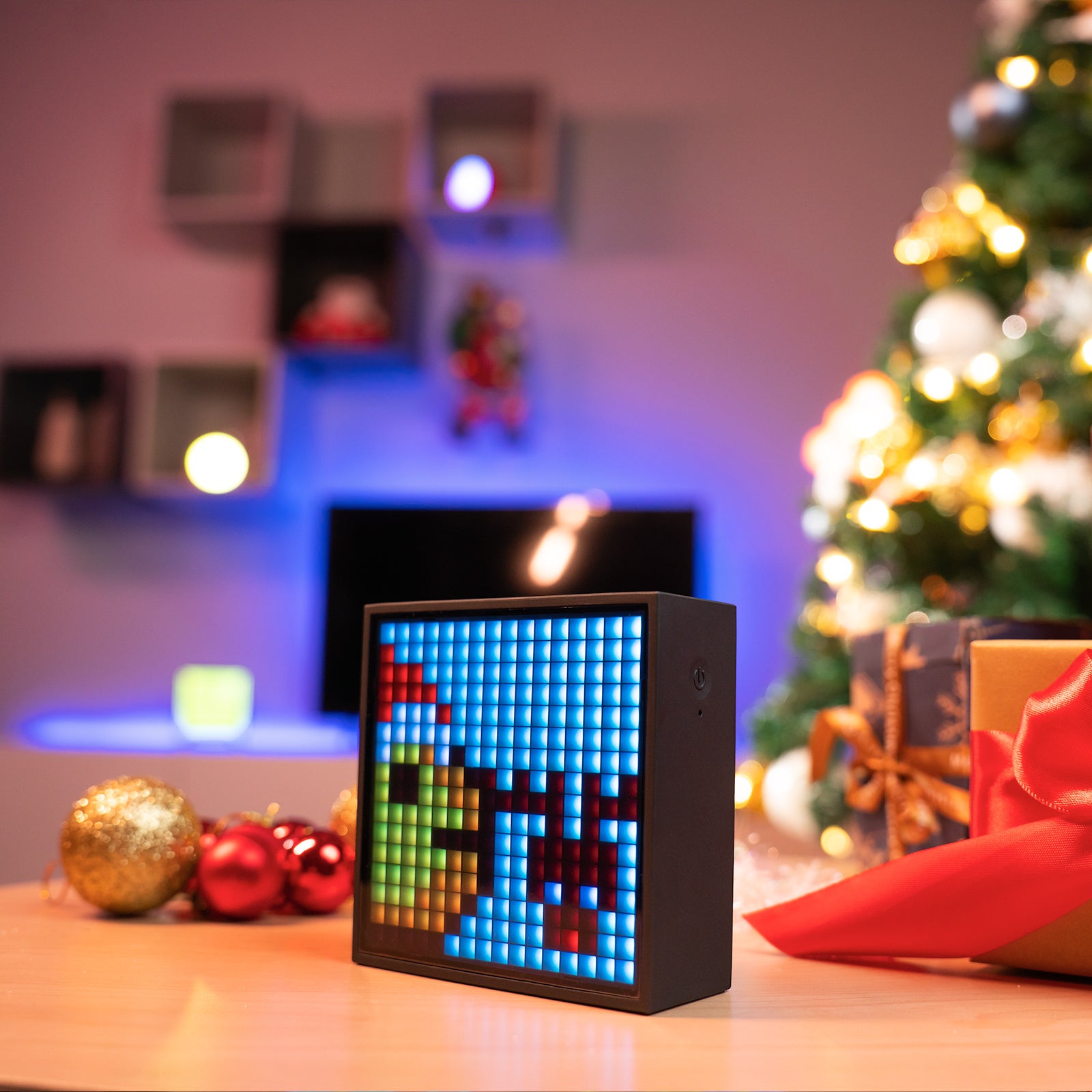 Divoom Timebox-Evo Pixel Art Enceinte 16x16 DIY LED Affichage Réveil Boîte