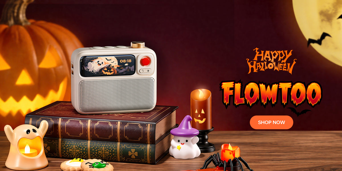 Divoom FlowToo Premium Nachttisch-Lautsprecher & Smart Sleep Uhr