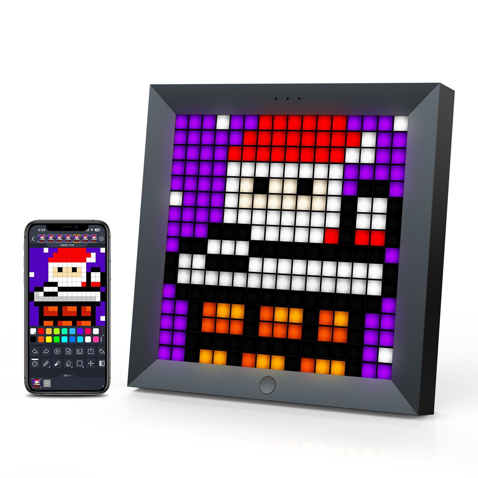 Divoom Pixoo 16x16 Pixel Art LED Display Décor de salle de jeux