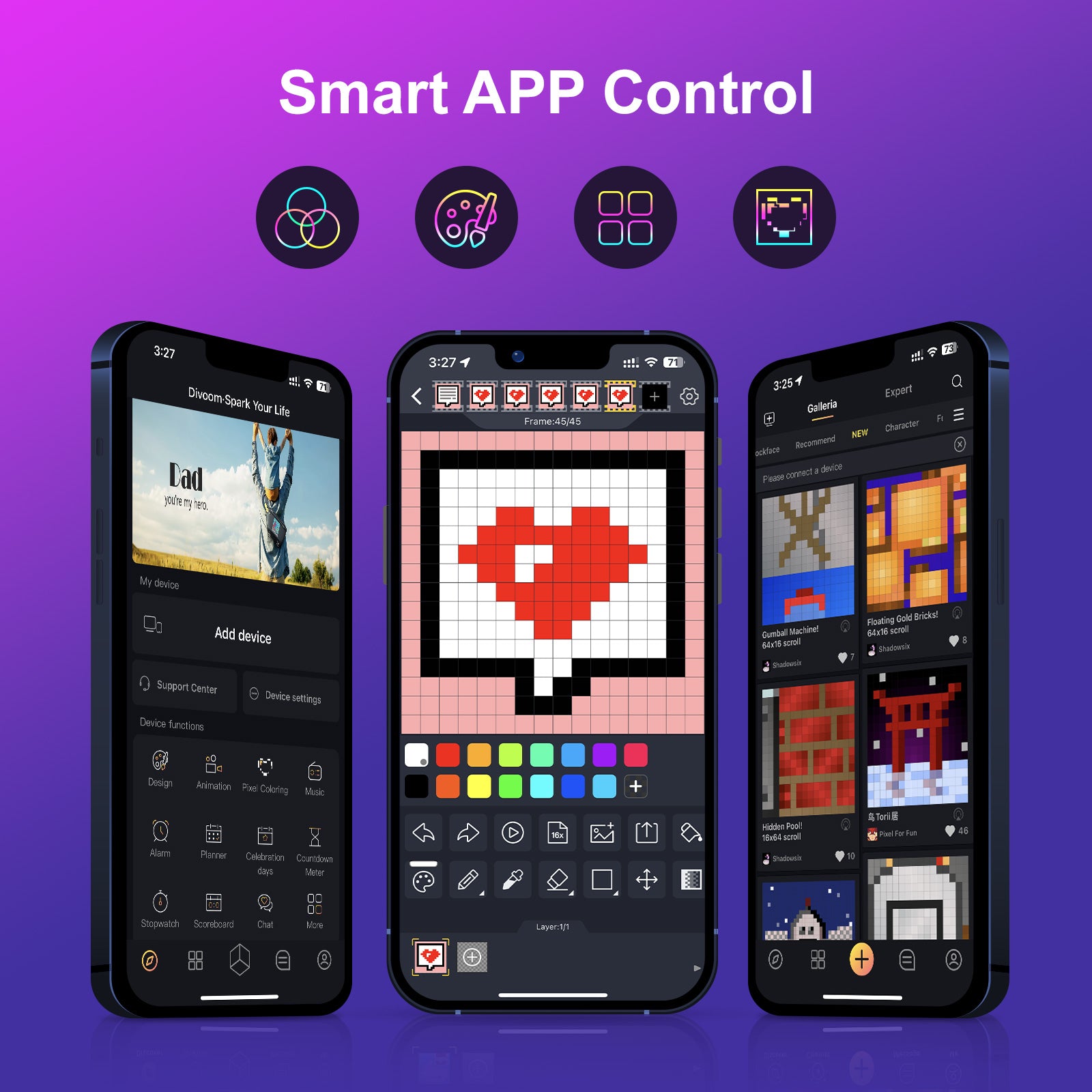 Divoom Pixoo 16 Wifi Pixel Art Frame