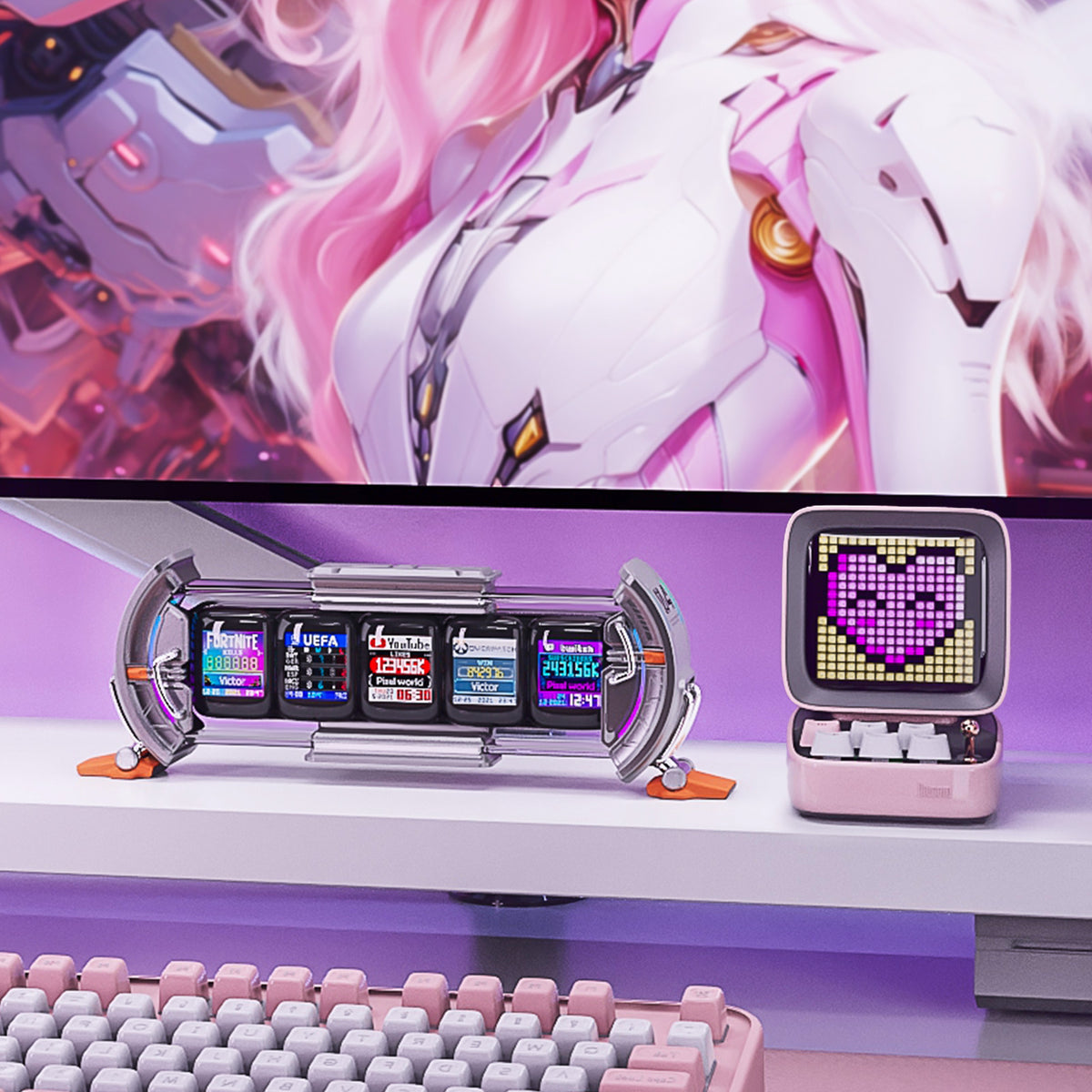 Times Gate & Ditoo Pro スマートピクセルディスプレイスピーカーバンドル