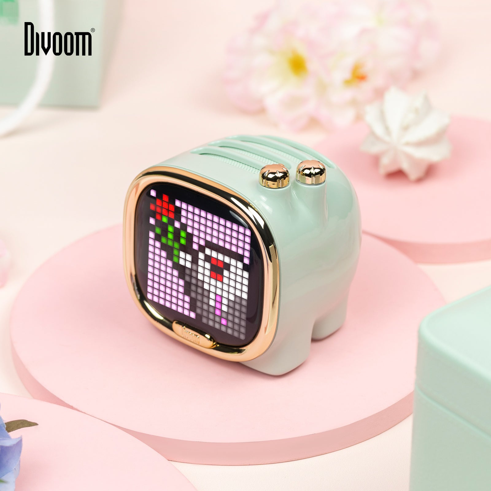 Divoom Zooe Portable Mini Pixel Art Bluetooth Speaker
