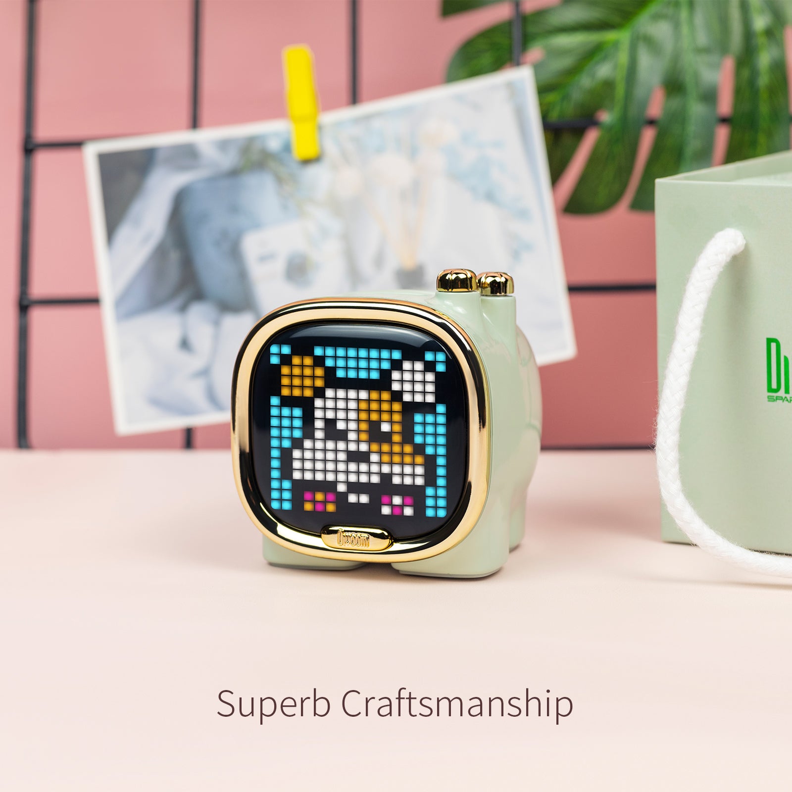 Divoom Zooe Portable Mini Pixel Art Bluetooth Speaker