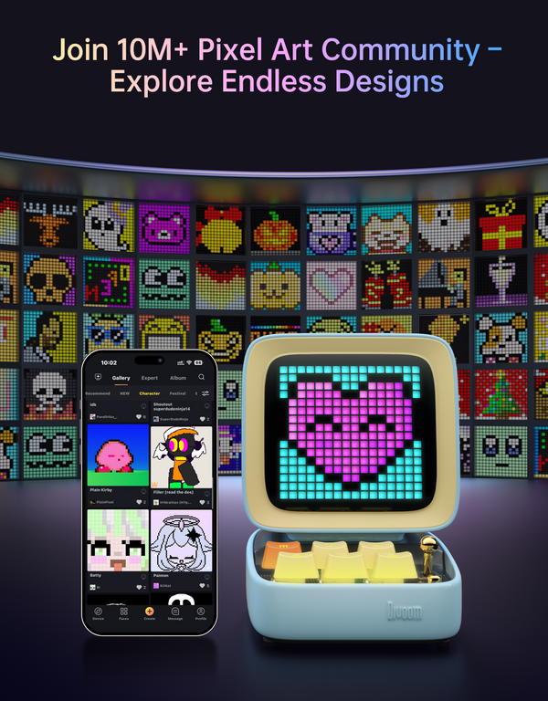 Divoom Pixoo-64Ⅱ + Ditoo-Pro Summer Pixel Art Bundle – Divoom