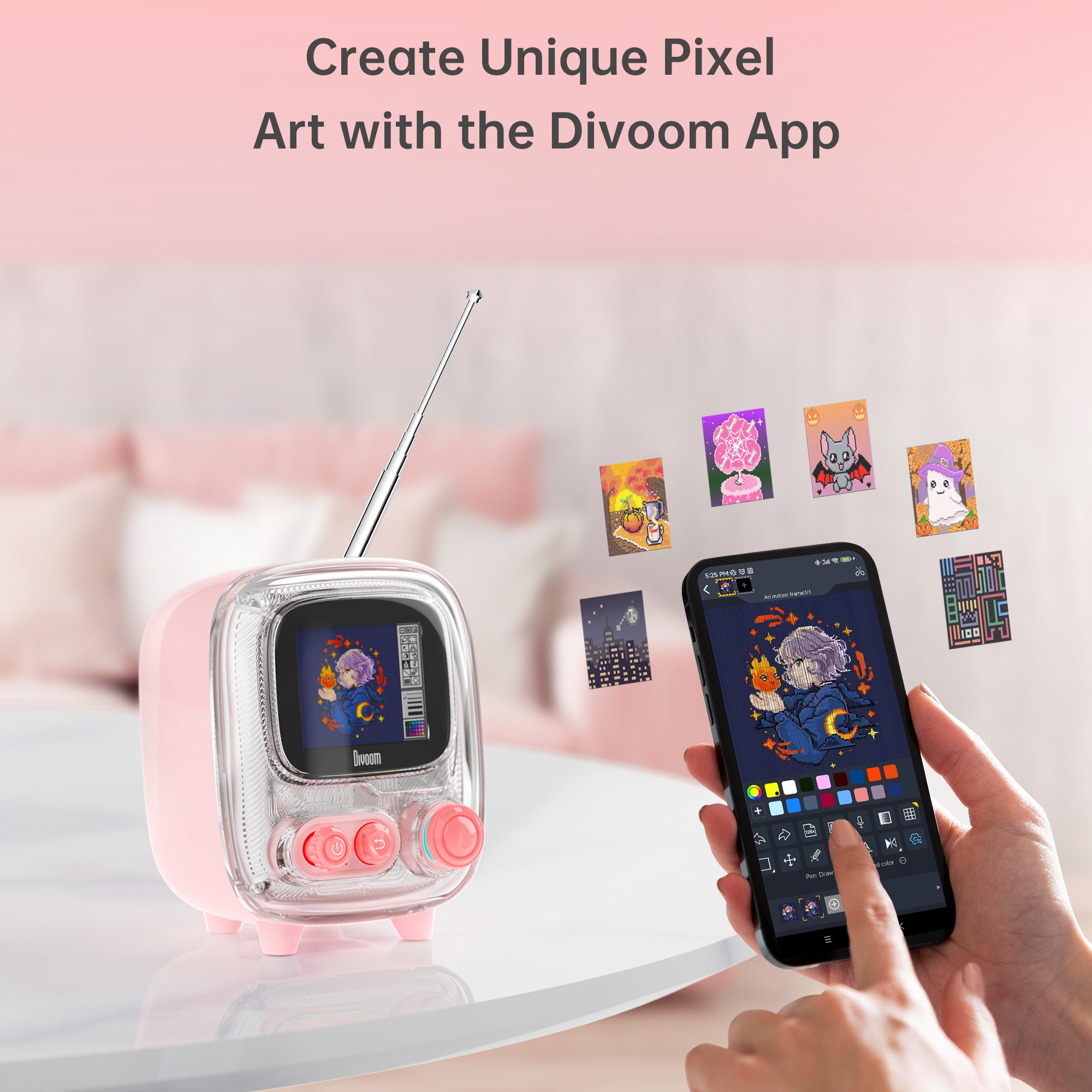Divoom Tiivoo-2 + FlowToo Summer Bundle – Divoom International
