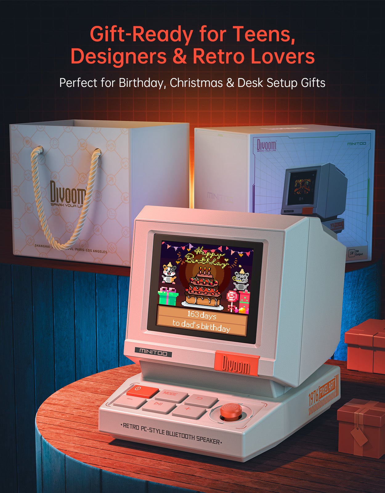 Divoom Times Frame + MiniToo Summer Bundle – Divoom International