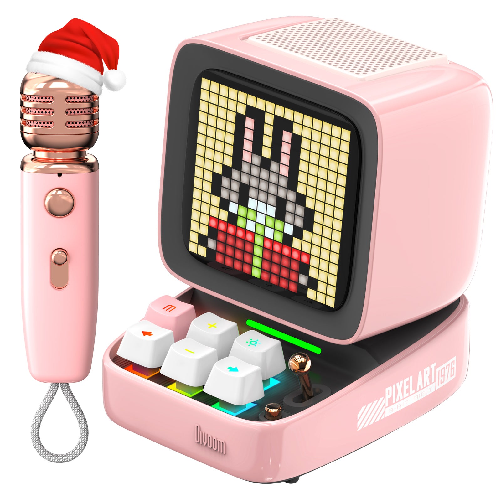 Divoom Ditoo-Mic Mini Karaoke Machine Pixel Art Bluetooth Speaker
