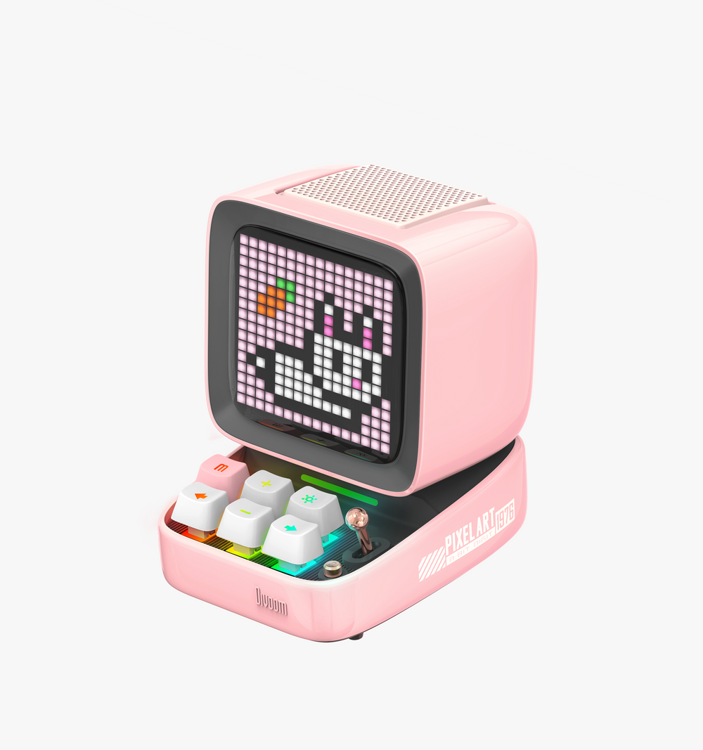 Ditoo ピクセルアート Bluetooth スピーカー目覚まし時計 DIY