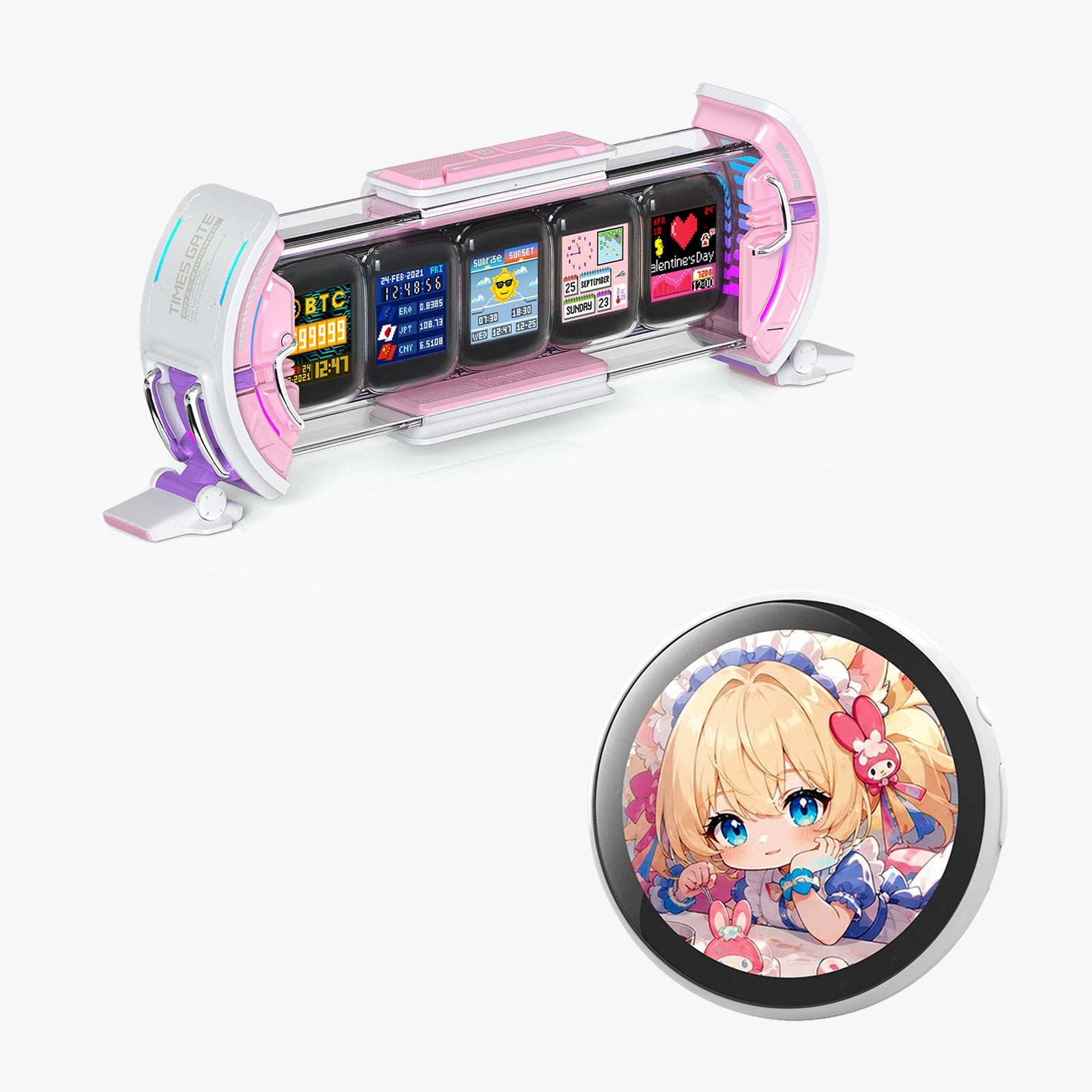 Divoom Emodo Pixel Badge + Times Gate Bundle – Divoom International