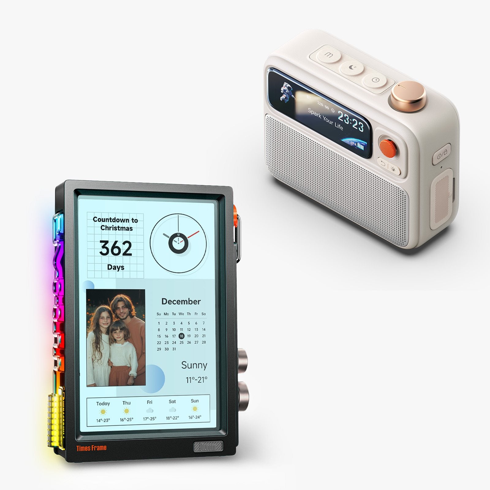 divoom times frame オーロラホワイト Divoom Times Frame + FlowToo Summer Bedside Bundle – Divoom