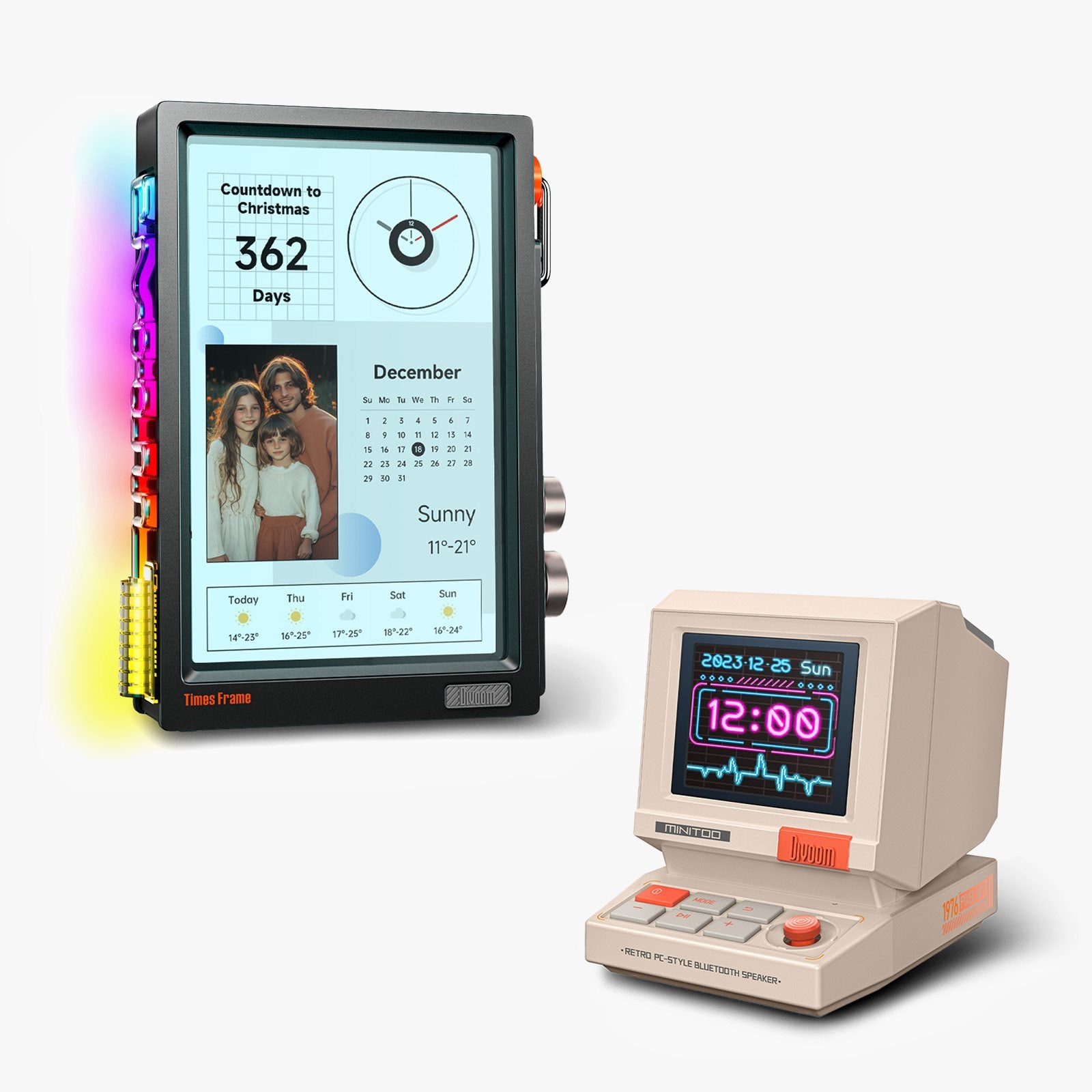 Divoom Times Frame + MiniToo Summer Bundle – Divoom International