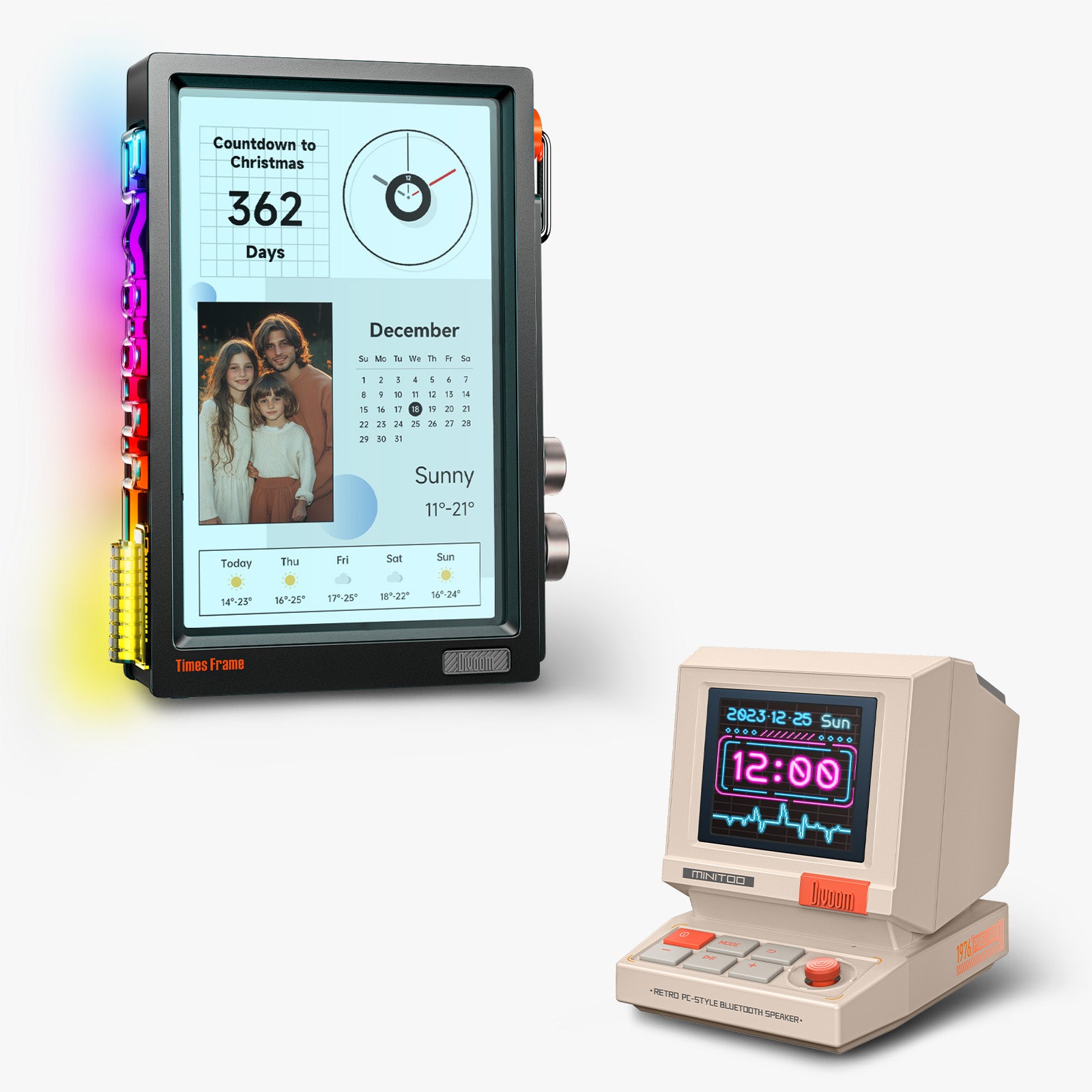 Divoom – Pixel Art Bluetooth Speakers & Digital Photo Frames