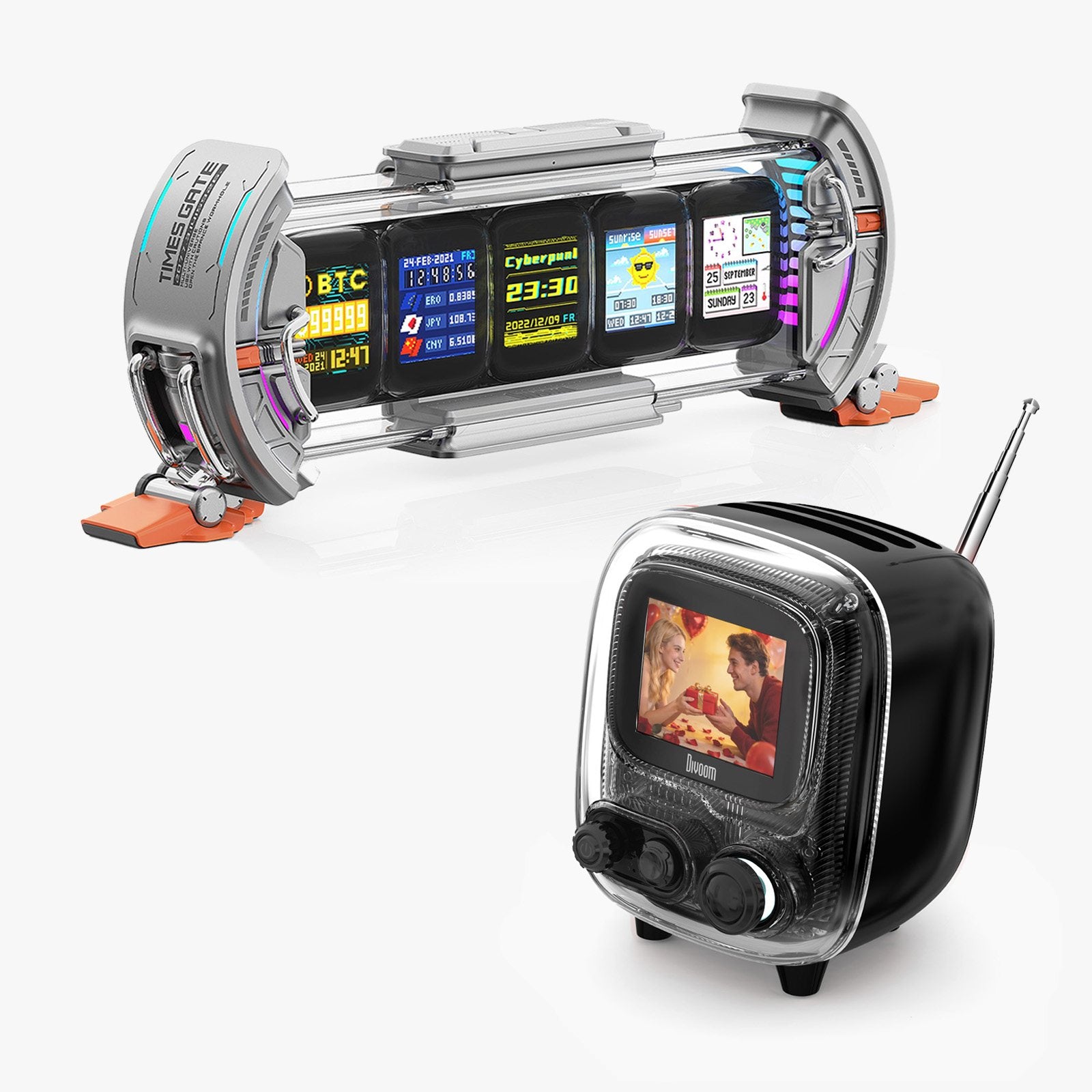 Divoom Times Gate + Tiivoo-2 Summer Desk Setup Bundle – Divoom