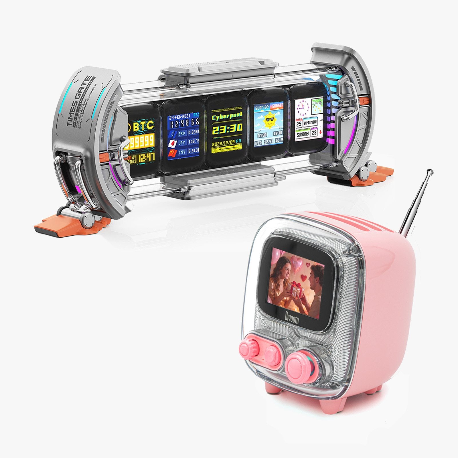 Divoom Times Gate + Tiivoo-2 Summer Desk Setup Bundle – Divoom
