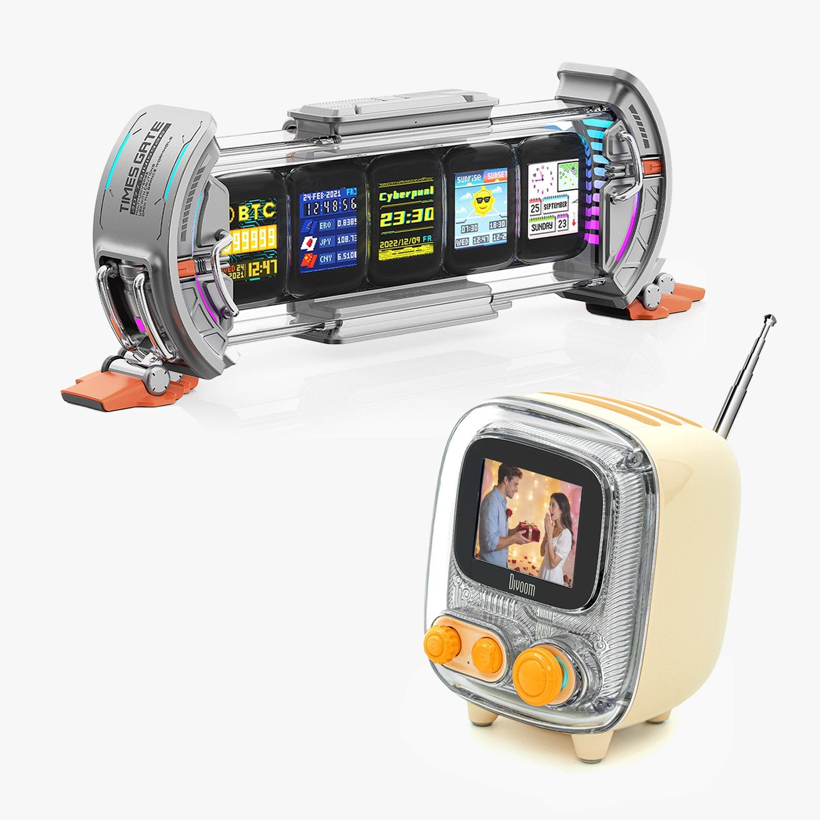 Divoom Times Gate + Tiivoo-2 Summer Desk Setup Bundle – Divoom