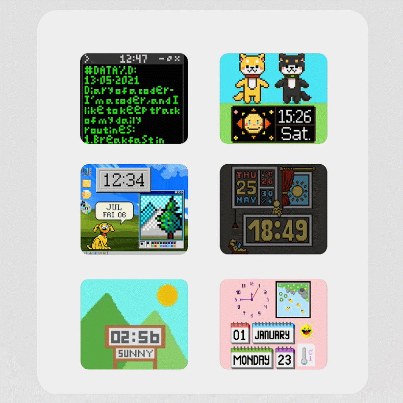 MiniToo animated screen style 1
