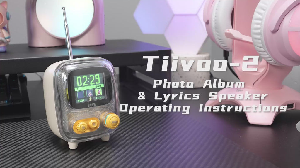 Divoom Tiivoo-2 ホワイト Amazon | Divoom Tiivoo-2 Bluetoothスピーカー FM付き、128