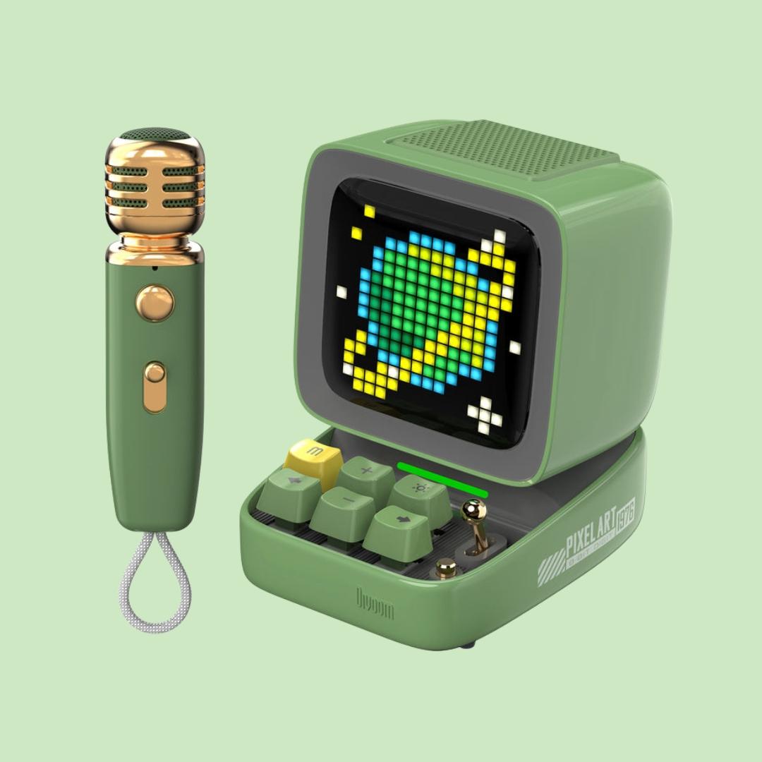 Divoom Ditoo-Mic Mini Karaoke Machine Pixel Art Bluetooth Speaker