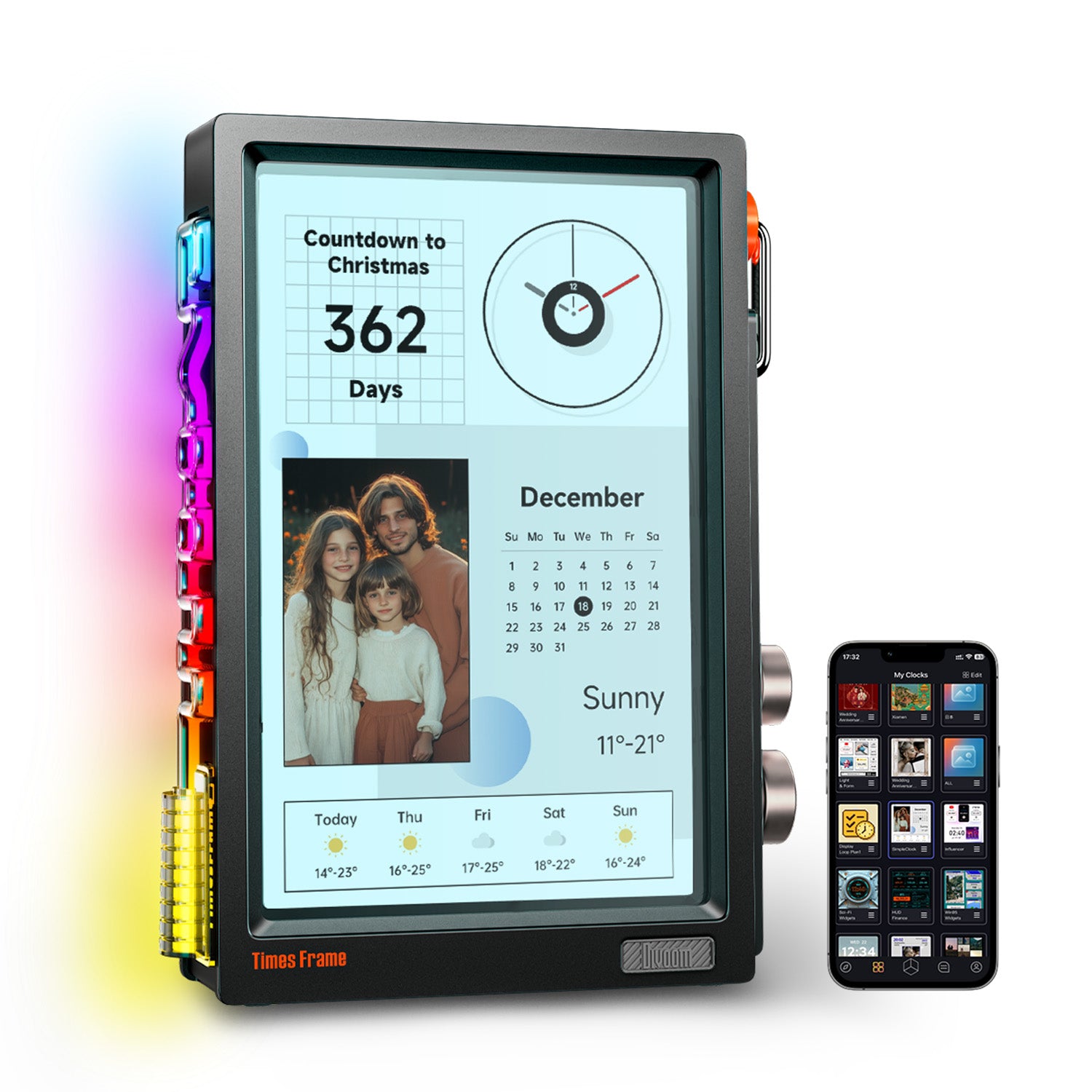 Times Frame | Floating Smart Desk Display