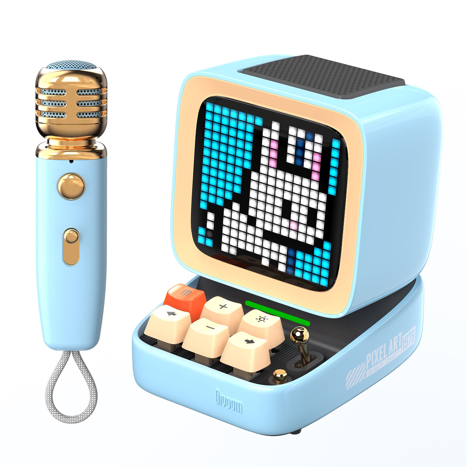 Divoom Ditoo-Mic Mini Karaoke Machine Pixel Art Altoparlante Bluetooth