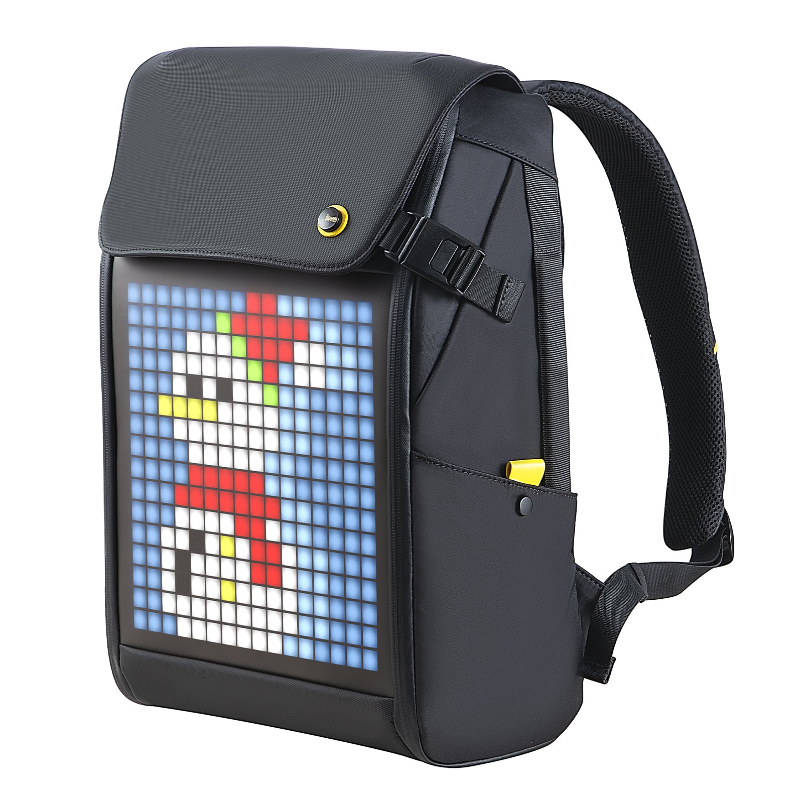 DIVOOM Pixoo LED M-Zaino |Impermeabile | Schermo LED RGB da 15 pollici