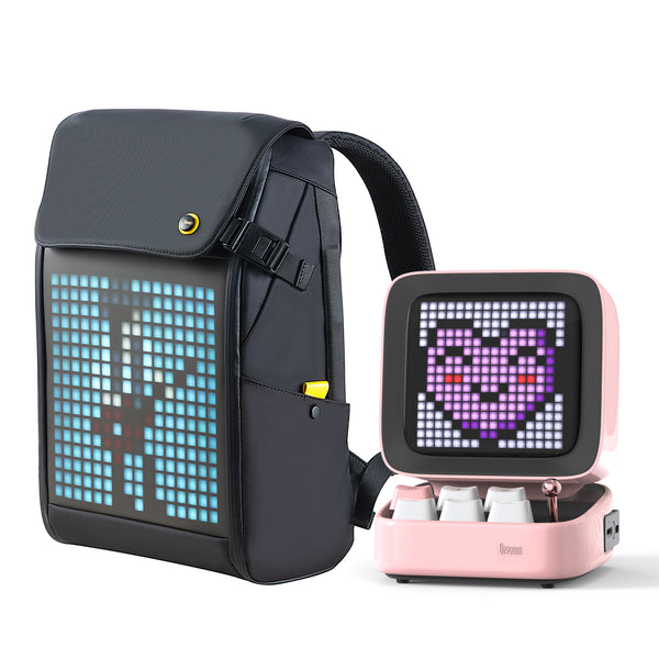 Divoom Ditoo Plus & Pixoo M LED Backpack Pixel Art Bundle – Divoom 