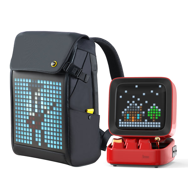 Divoom Ditoo Plus & Pixoo M LED バックパック ピクセル アート 