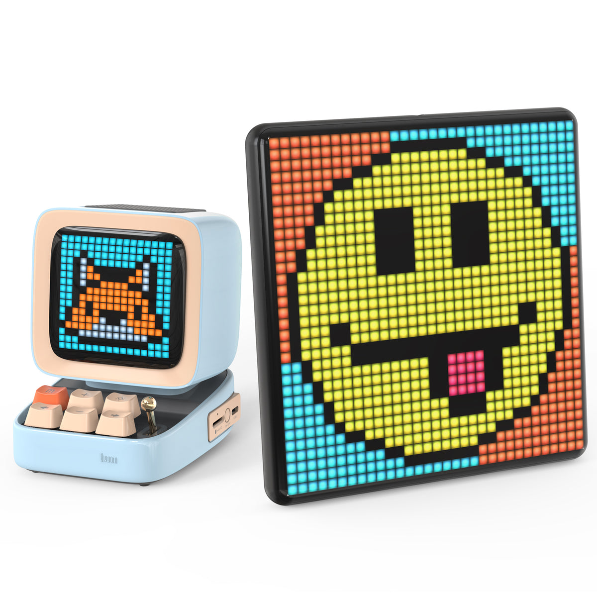 Divoom Pixoo-Max Pixel Display & Divoom Ditoo Retro Pixel Art Game Blu